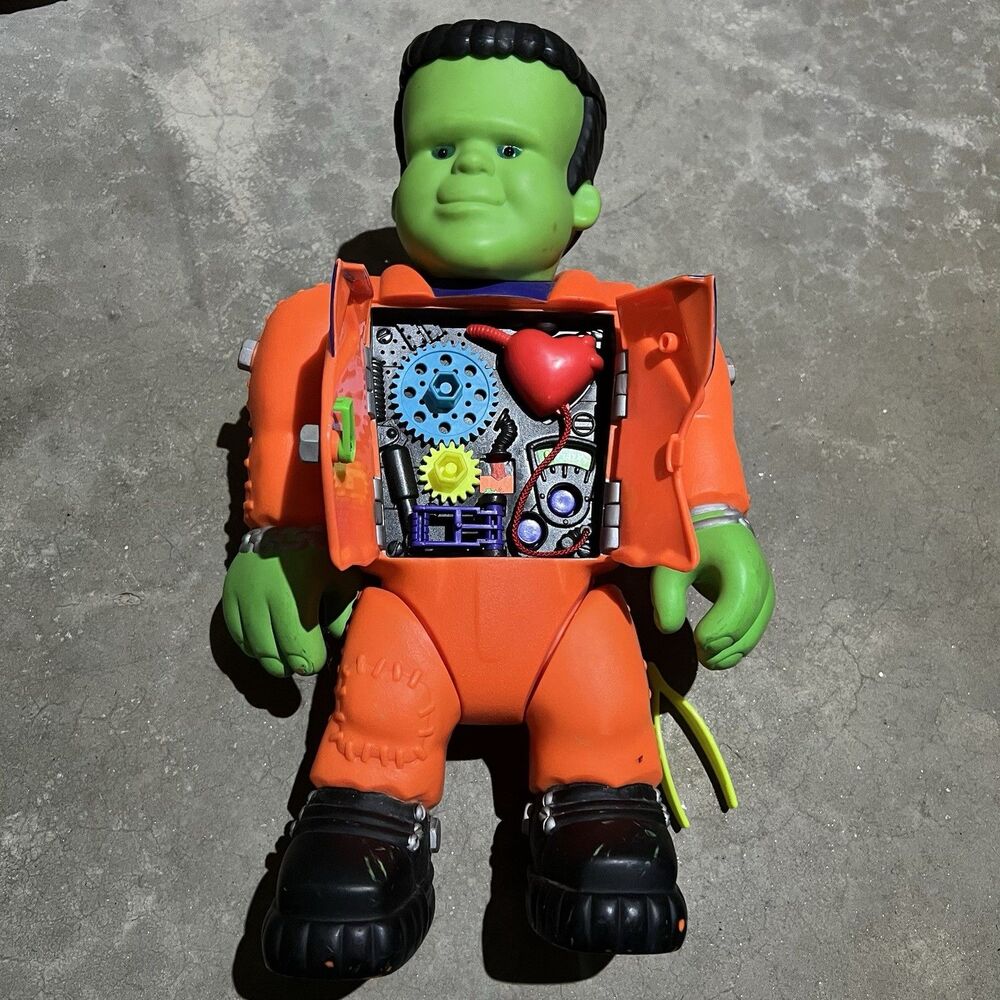 Playskool Big Frank 16" Talking Frankenstein VTG 1992 One Tool Tested Works